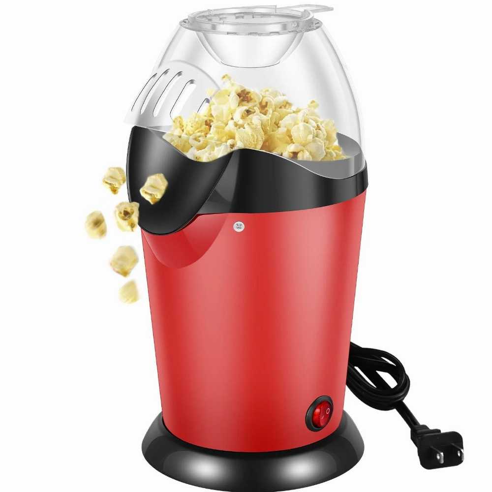 Mini Popcorn Machine 1200W – Oil-Free Air Popper for Home & Party Snacks