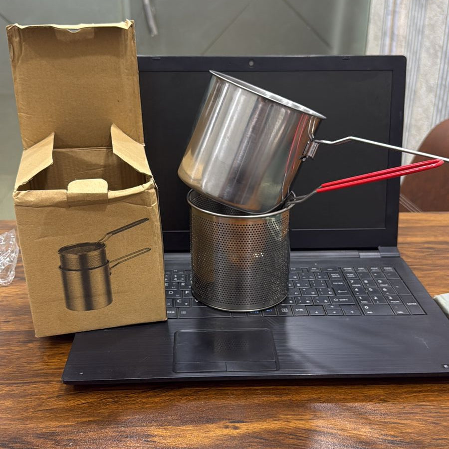 Premium Deep Frying Pot – Durable Quality, Easy Cleaning & Comfortable Handling