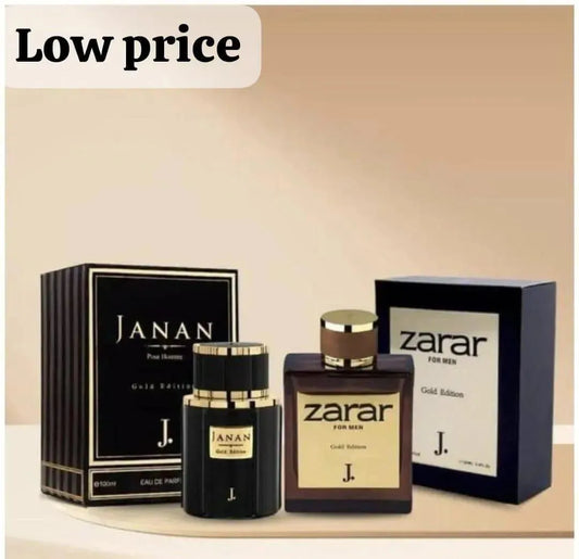 Janan & Zarar Men Perfume Combo 2×100ml – Long Lasting Woody