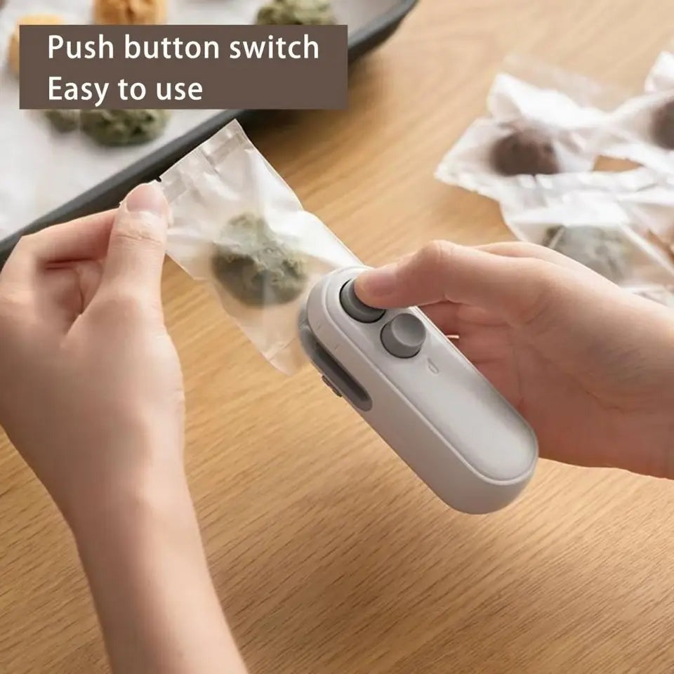 Portable USB Rechargeable Heat Sealer Machine for Food & Snack Bags