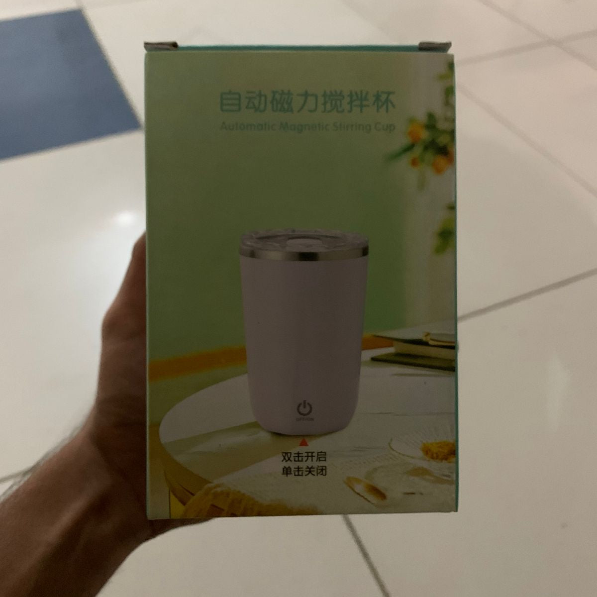 Automatic Self Stirring Mug 350ml – Stainless Steel Magnetic Coffee &amp; Milk Mixing Cup