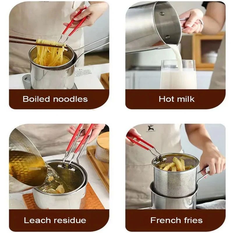 Premium Deep Frying Pot – Durable Quality, Easy Cleaning & Comfortable Handling