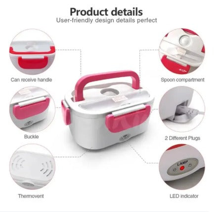 Portable Electric Lunch Box – Food Heating Tiffin Box