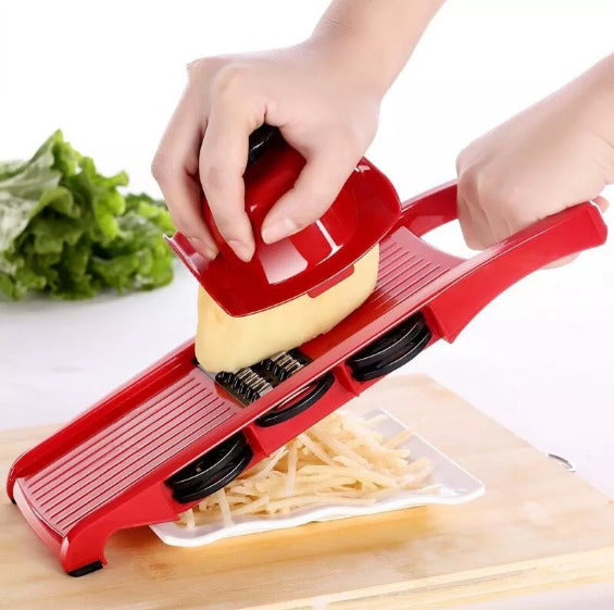 10-in-1 Vegetable Slicer & Cutter with Stainless Steel Blades – Multi-Function Kitchen Tool