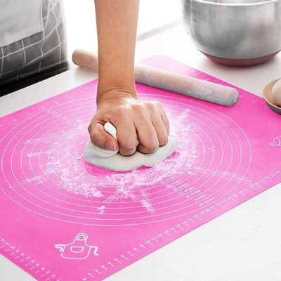 Silicone Baking Roti Mat | Heat Resistant | Non‑Stick Dough Pad with Measurements | Random Colour