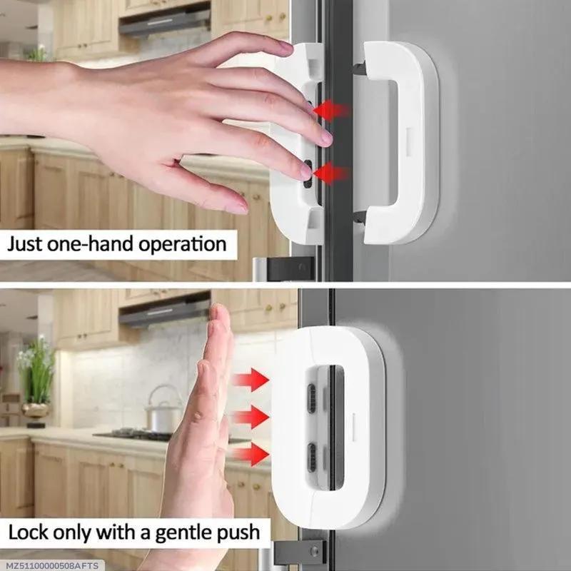 Refrigerator Safety Lock with Keys – Child & Food Protection Lock