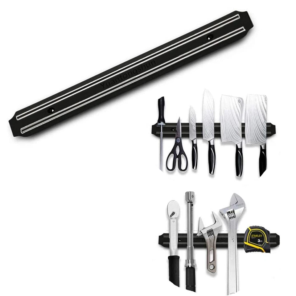 Magnetic Knife Holder – Wall Mounted (33cm) | Space-Saving Kitchen Organizer